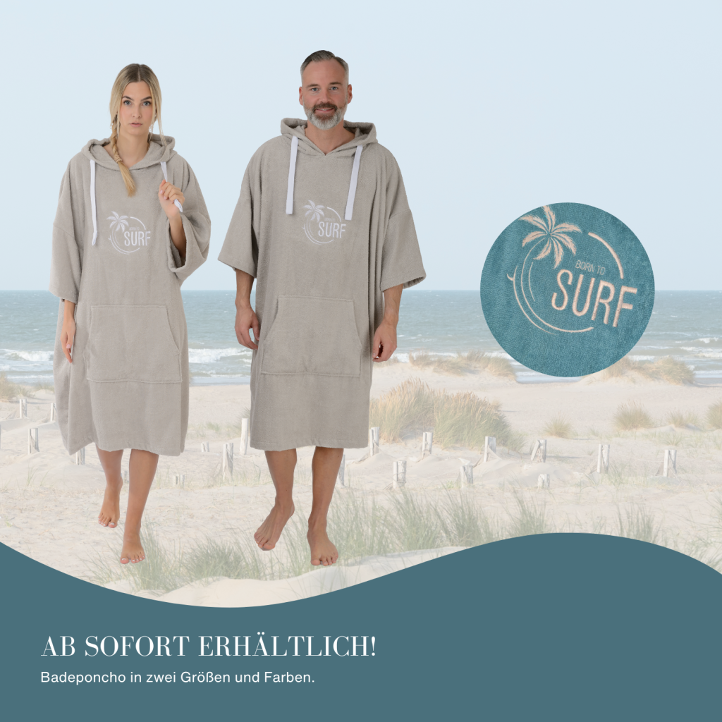 Neu eingetroffen: Badeponchos