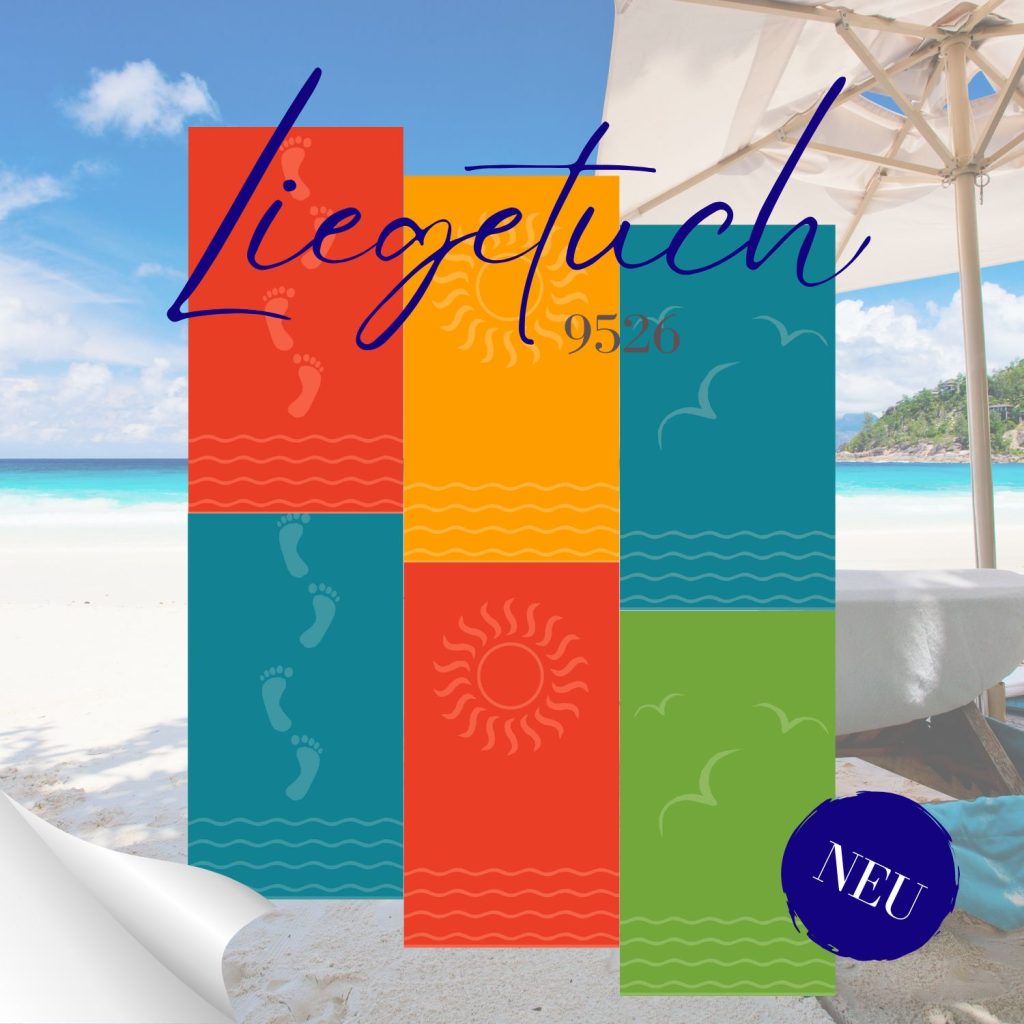 Neue Farben und Motive für unser Liegetuch 9526